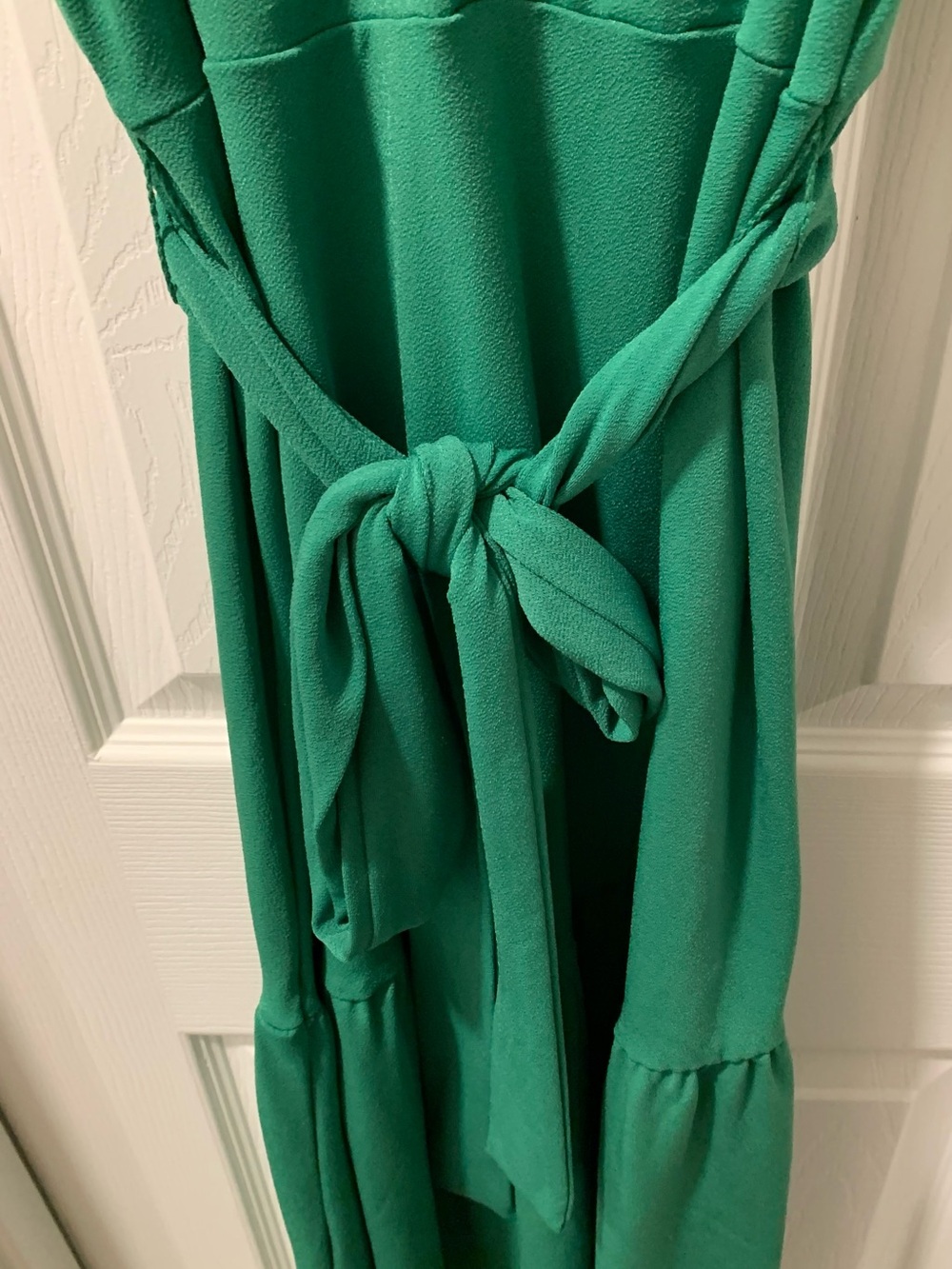 Banana Republic Emerald V-Neck Midi Dress - Picture 6 of 7